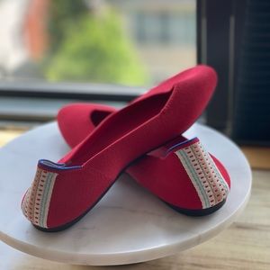 ♥️Rothy’s Square Flat in Cardinal Size 7